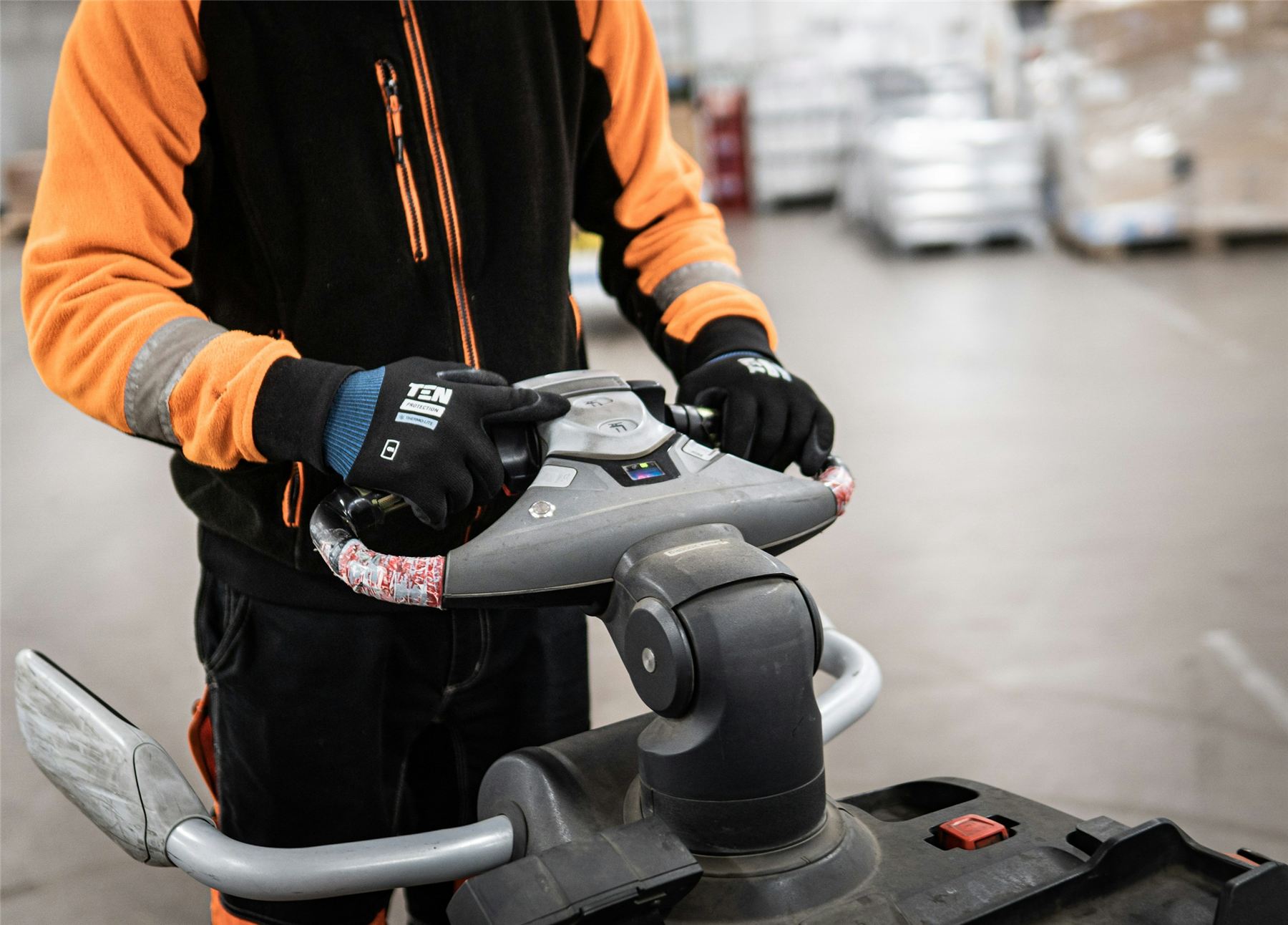 Mobile Waage am Hubwagen